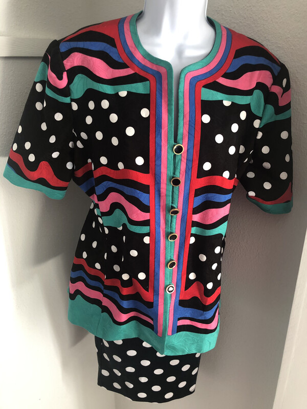 Pretty In Polka Blouse - XL