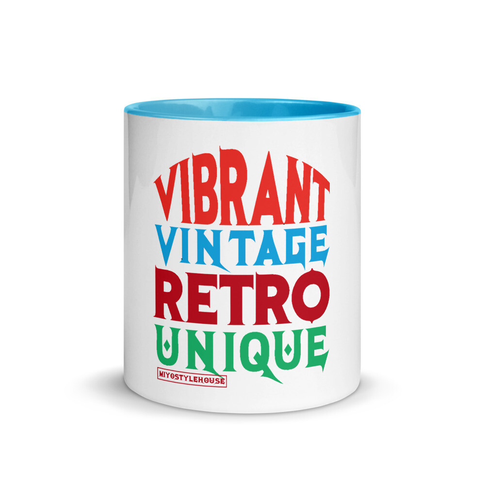 VVRU Mug with Color Inside, Color: Blue