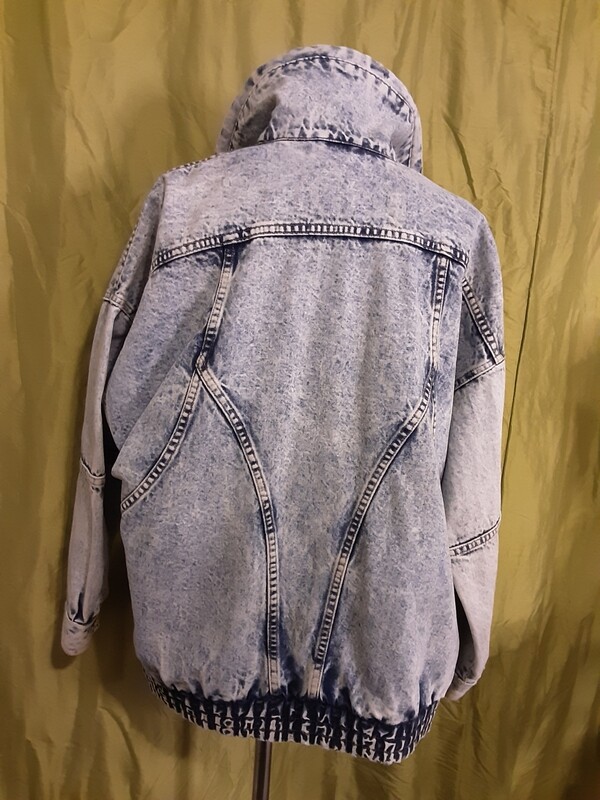 Acid Washed Vintage Jacket - XL