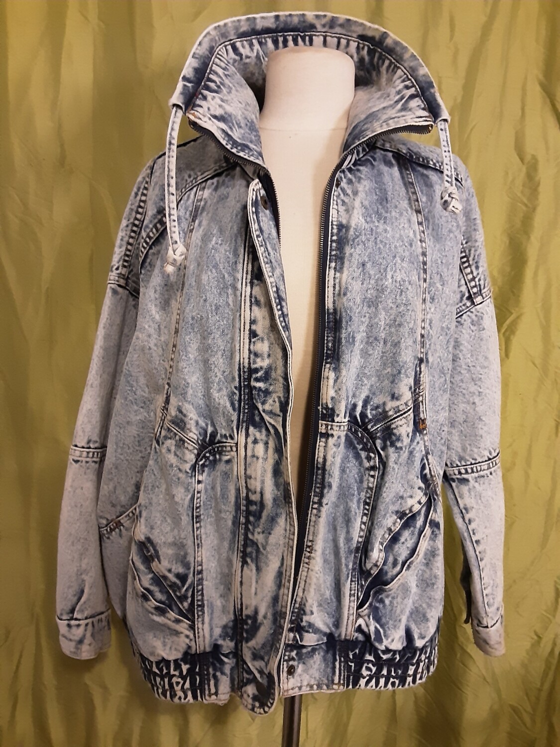 Acid Washed Vintage Jacket - XL
