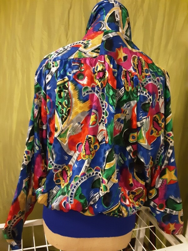 Multicolor Pullover Blouse S