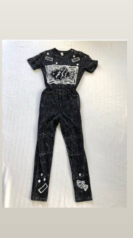 Fly Fish Vintage Hawaiian Jumpsuit - M