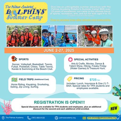 DOLPHIN SUMMER CAMP 2025 REGISTRATION