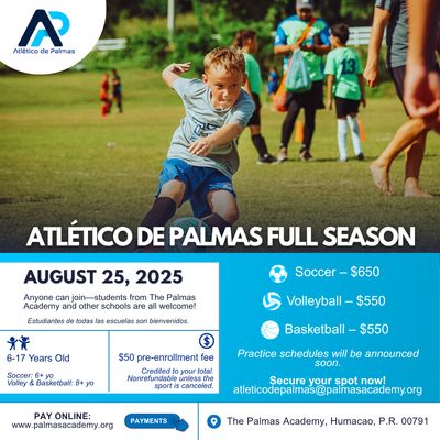 Atletico de Palmas - Pre-Enrollment