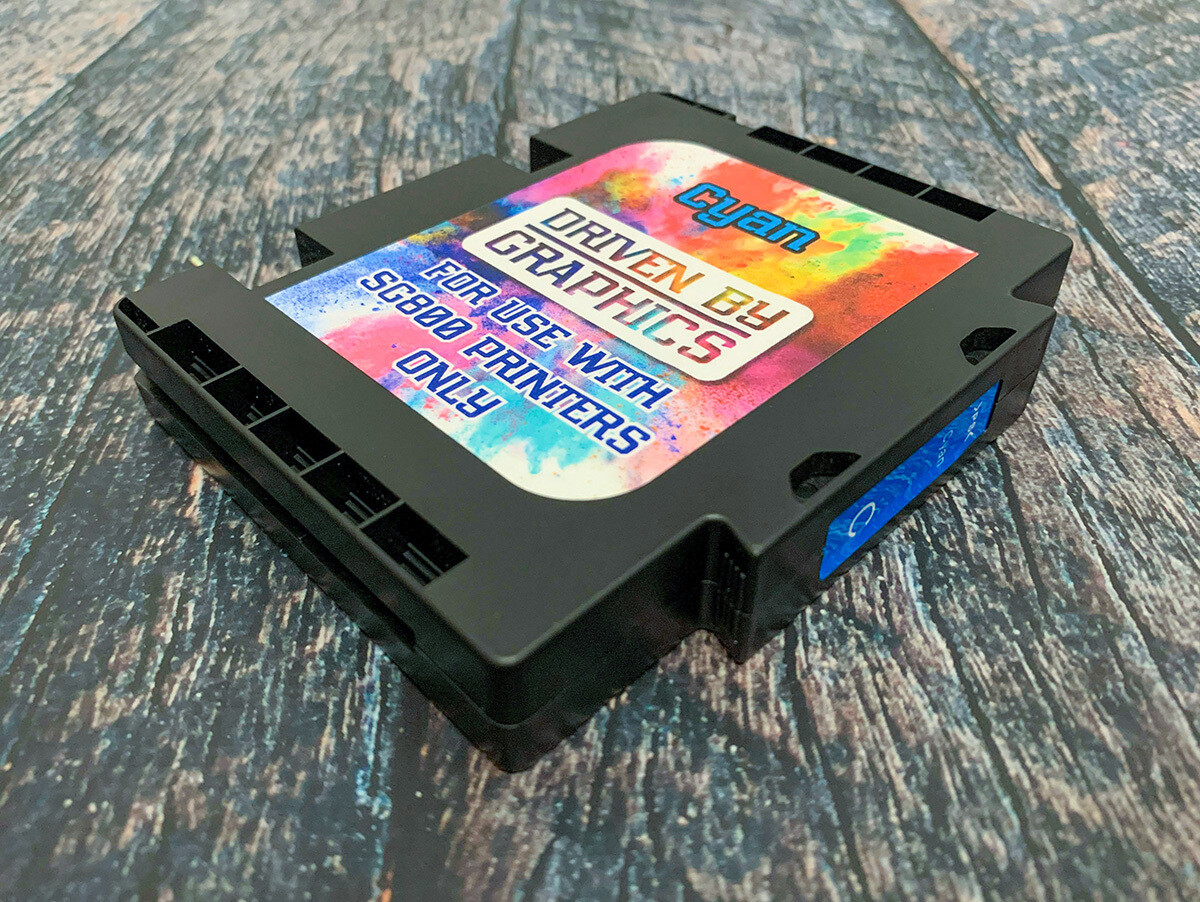 CYAN EXTENDED sublimation cartridge for use in Sawgrass SG800 printers