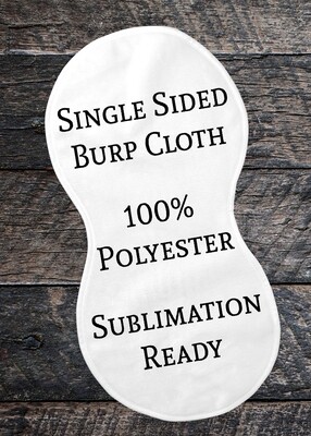 Burp Cloth - Peanut Shaped