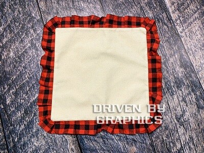 Red &amp; Black Buffalo Plaid Pillow Cover