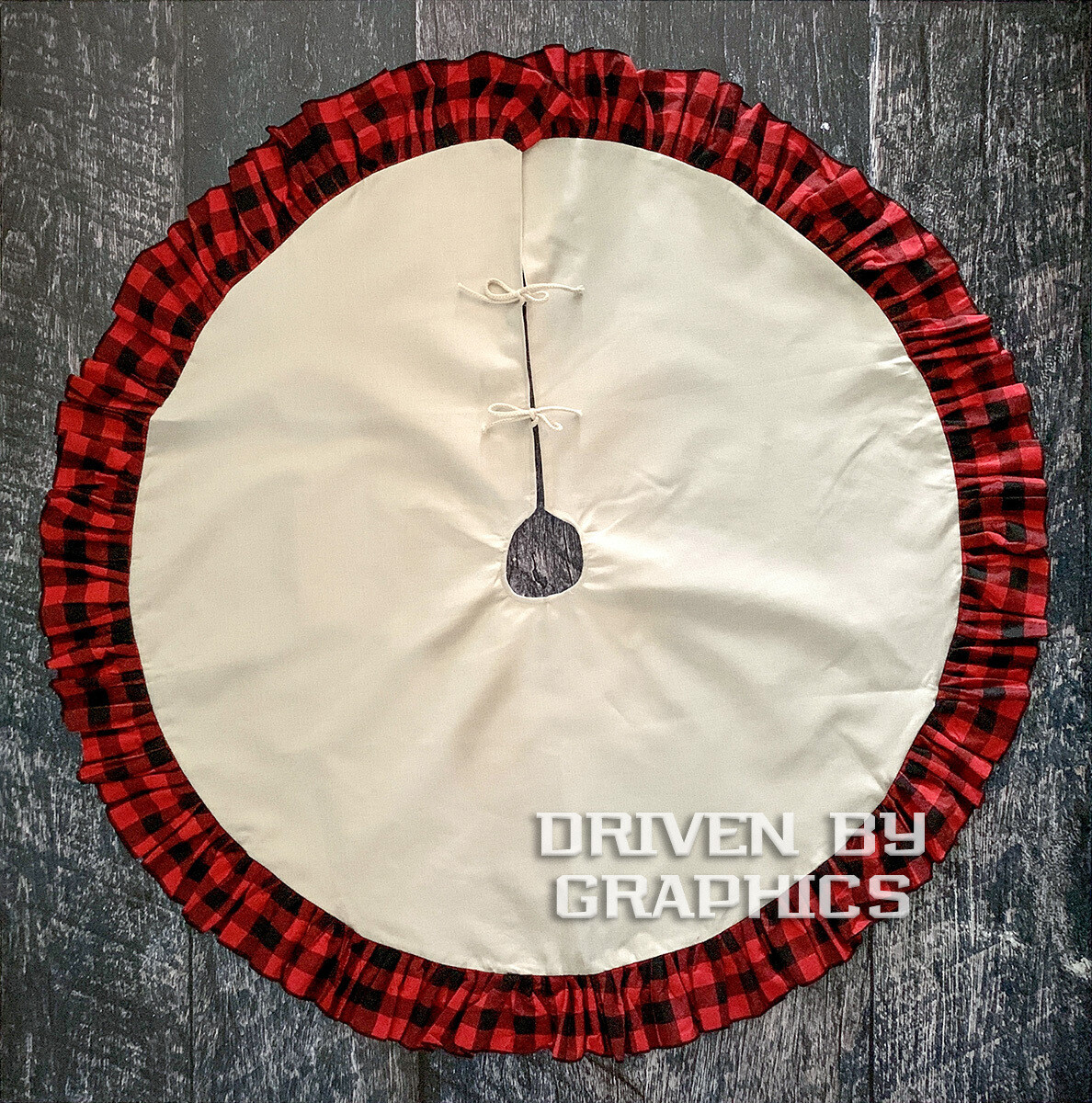 Red & Black Buffalo Plaid Tree Skirt