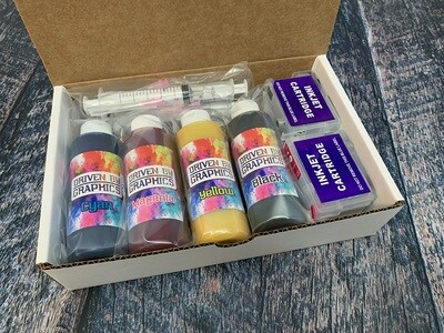 Epson Sublimation Ink Kit w/ 254XL Cartridges &amp; Syringe Kit