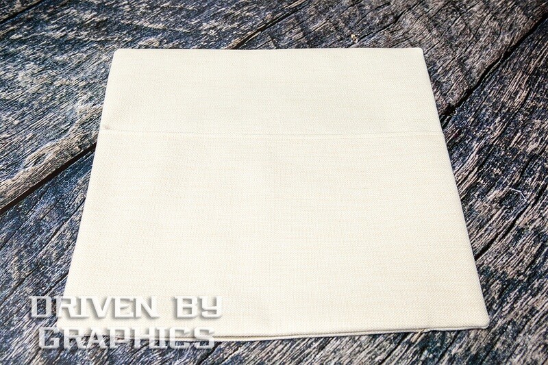 Linen Pillow Cover w/ Pocket - 16" x 16"
