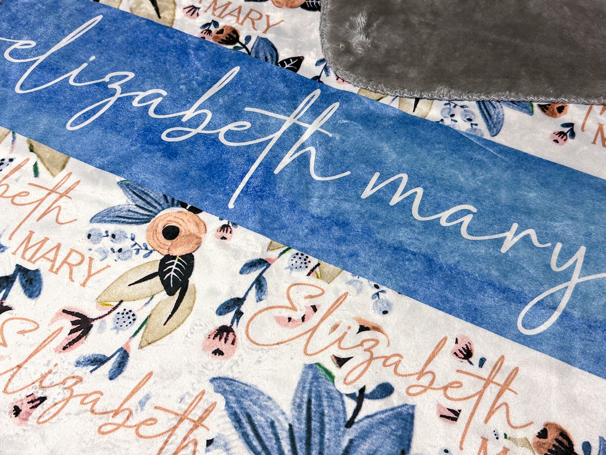 Sublimated Sherpa Baby Blanket | 30&quot; x 40&quot;