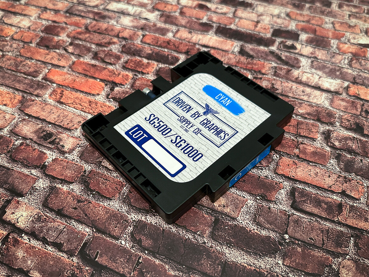 CYAN sublimation ink cartridge for Sawgrass SG500 &amp; SG1000 printers