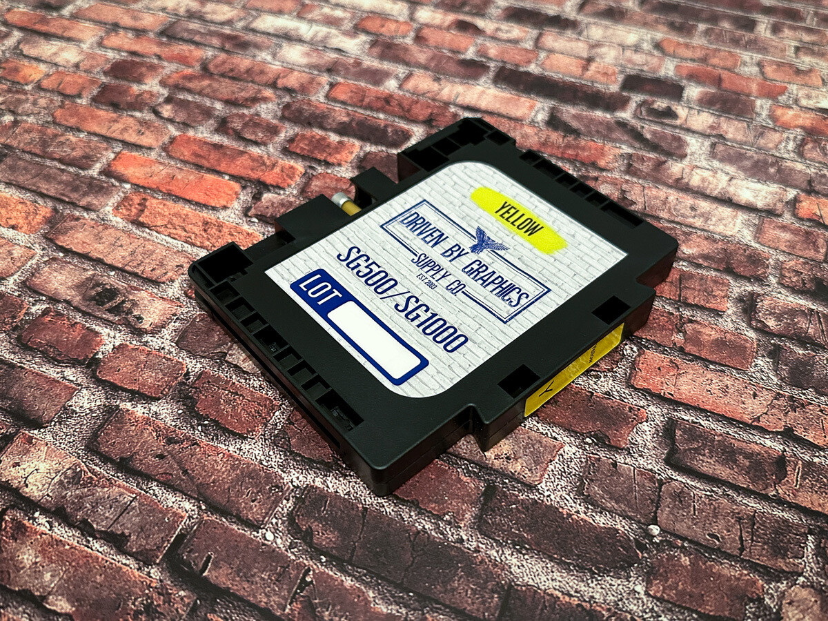 YELLOW sublimation ink cartridge for Sawgrass SG500 &amp; SG1000 printers