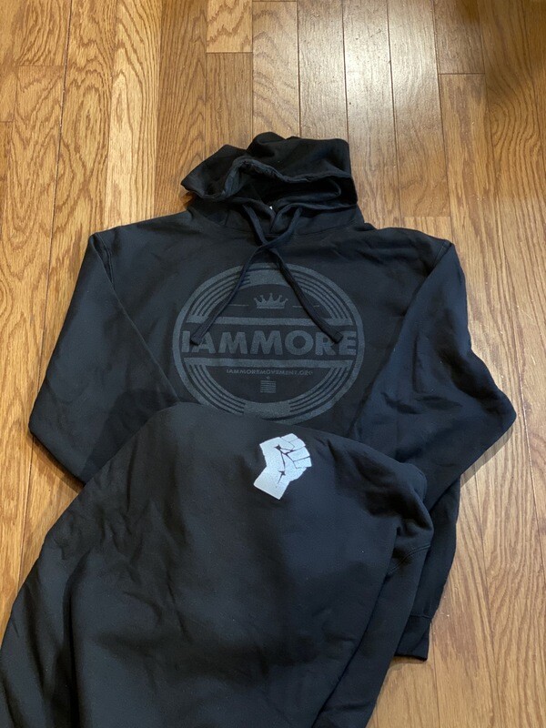 Black On Black Hoodie