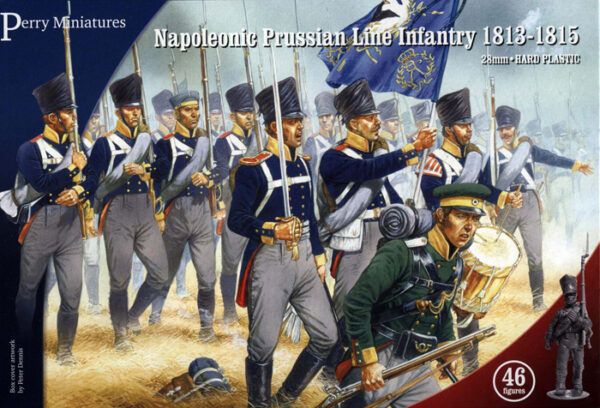 Perry Prussian Napoleonic Line Infantry and Volunteer Jagers (46 figures)