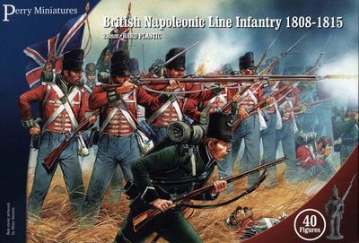 Perry Napoleonic British Line Infantry box set ( 36 Line Infantry, 4 Riflemen) Perry Napoleonic British Line Infantry box set ( 36 Line Infantry, 4 Riflemen)