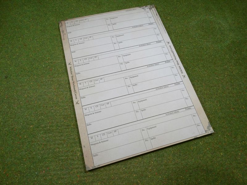 Within' Hour Warband/ Coven sheets