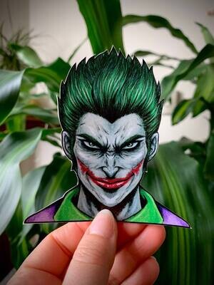 Joker Peeker Vinyl Sticker