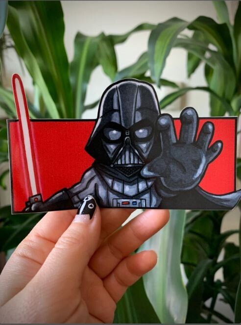 Darth Vader Slap Vinyl Sticker
