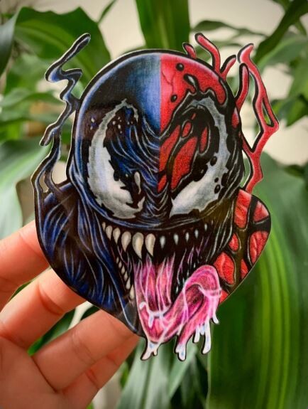 Venom vs Carnage Vinyl Sticker
