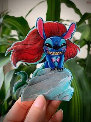 Mermaid Stitch Vinyl Sticker