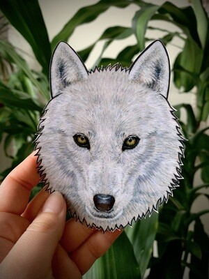 Mother Wolf Vinyl Sticker