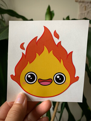 Calcifer Vinyl Sticker