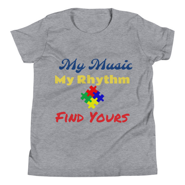 &quot;My Music, My Rhythm&quot; Youth Short Sleeve T-Shirt