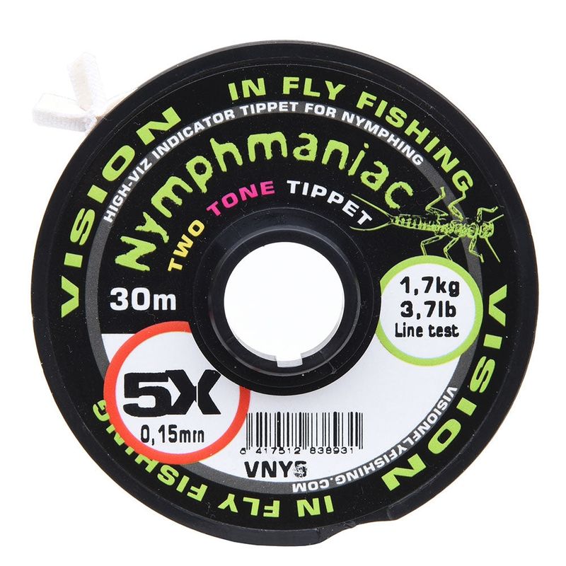 Vision Nymphmaniac Two Tone Tippet 30m