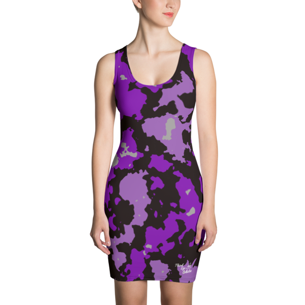 Purple Camo Third Eye Collective Cut & Sew Dress