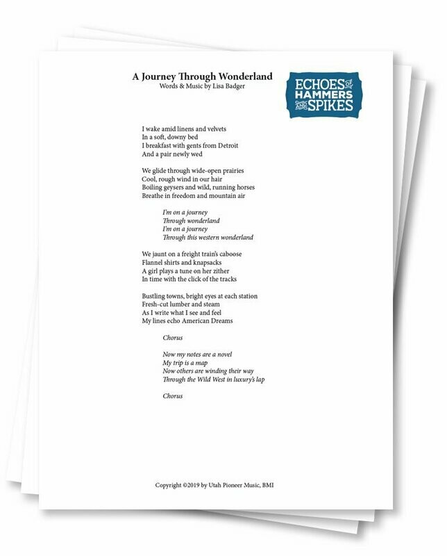 Lyrics to All 20 Songs in PDF Format