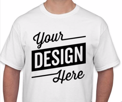 Design Your OWN Customized T-Shirt - Add Your Text Print (front and back)READ DESCRIPTION 