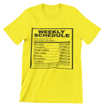 Weekly Hustle T-Shirt (White Lettering)