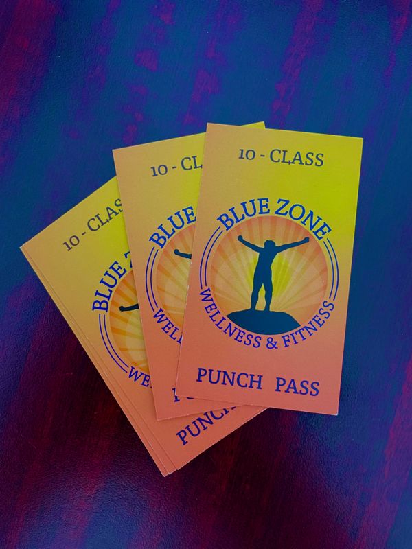 Punch Pass:  10 Classes