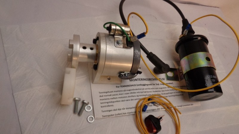 Tenningsanlegg for 1-sylindrede motorer