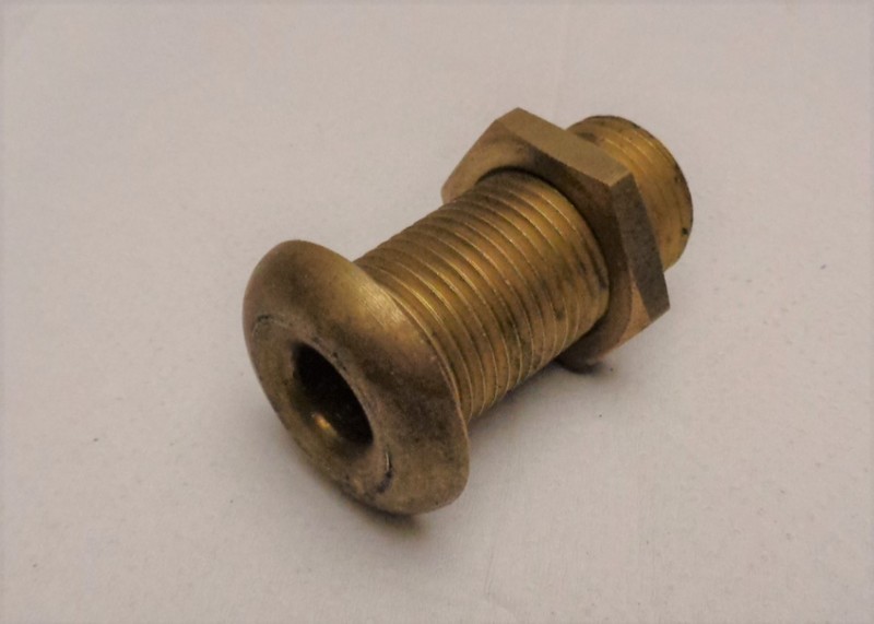Skrog-gjennomføring 1/2" gjenge