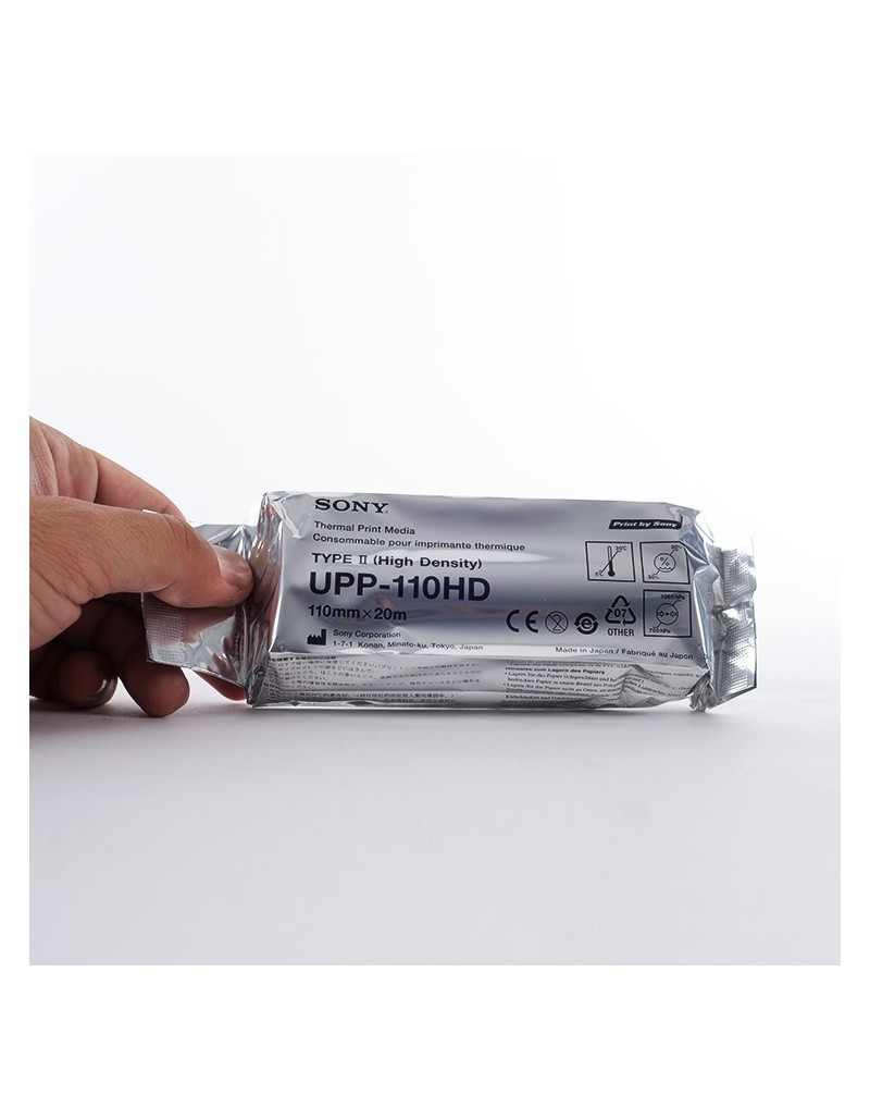 Sony UPP 110HD ασπρόμαυρη εκτύπωση σε ρολό 110mm x 20m.  (10 ρολά)