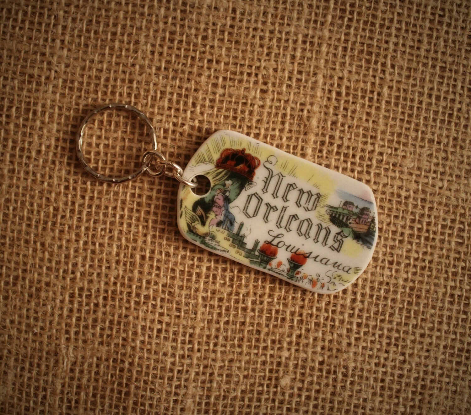 New Orleans key chain
