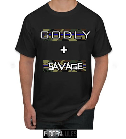 SHIRT: Godly Savage Army (Premium Quality) (Sold Out)
