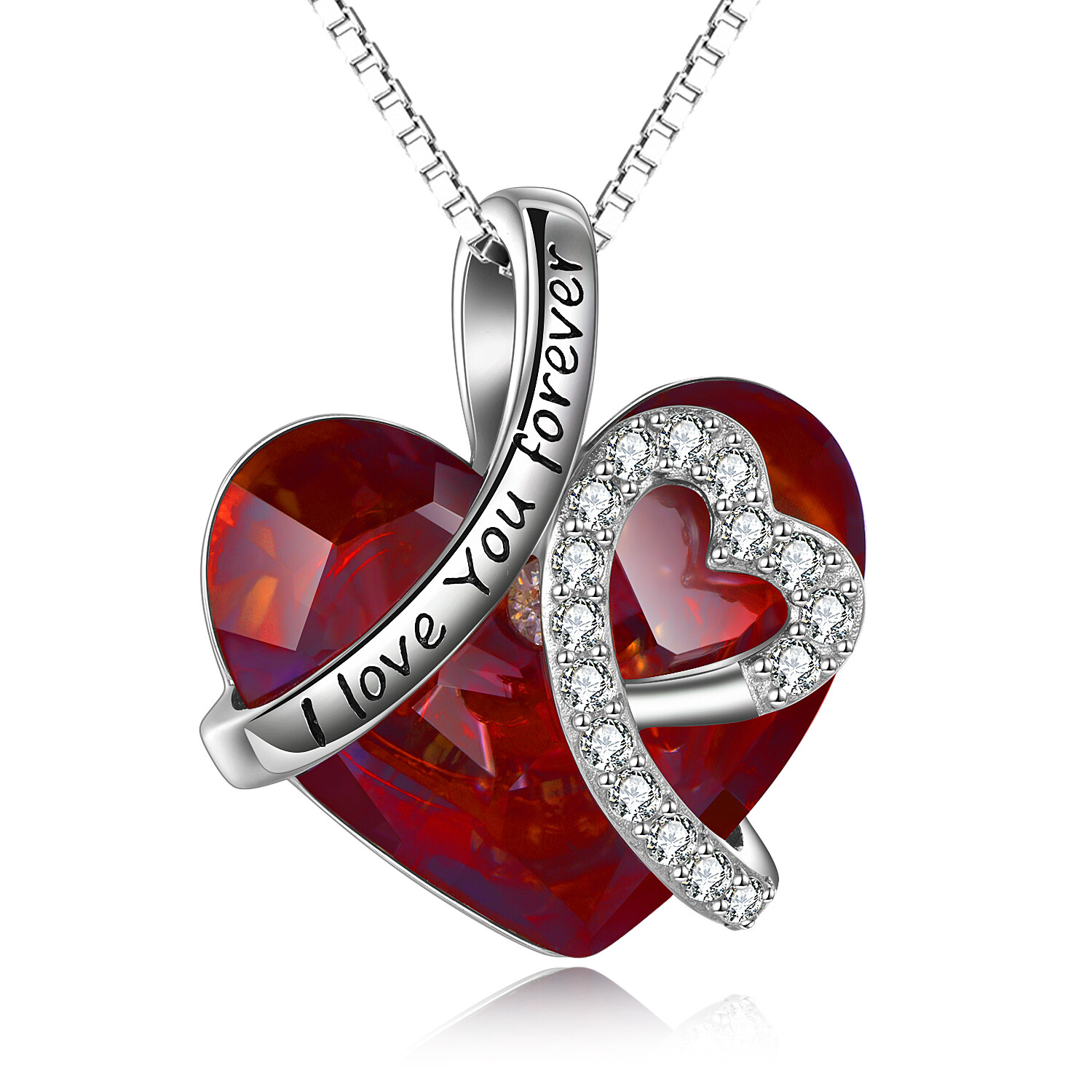 RED CRYSTAL NECKLACE
