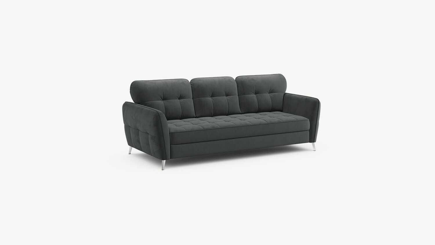 Прямой диван-кровать Moon 175 (цвет темно-серый)