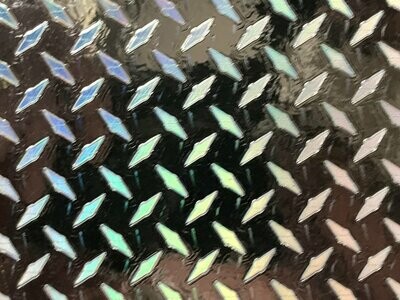 A4 Diamond Plate Holographic Mini, Silver