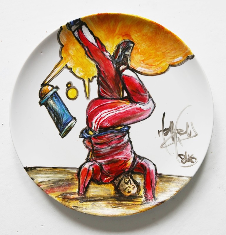 Assiette/Spray red