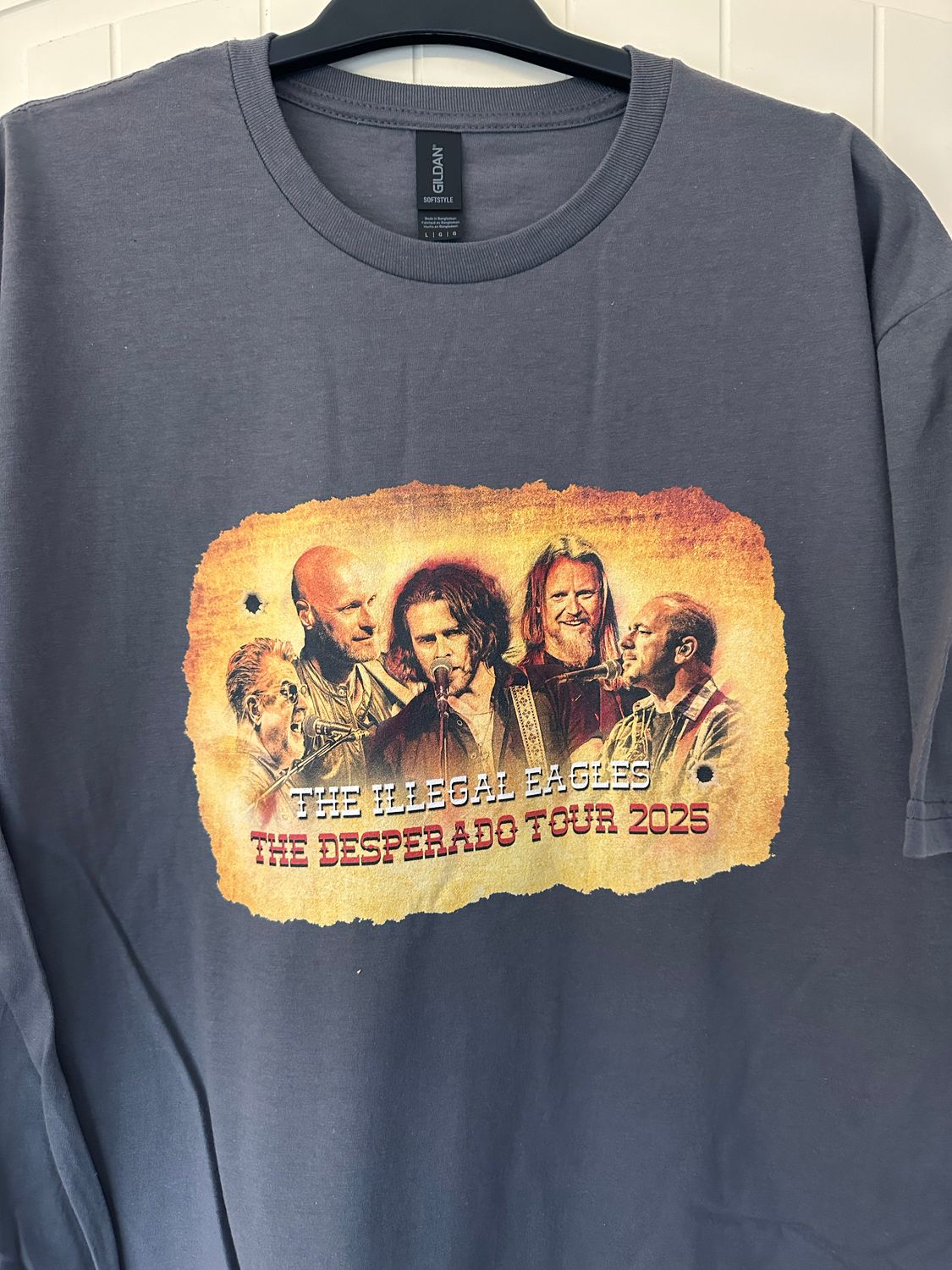 2025 DESPERADO TOUR TEE SHIRT GREY