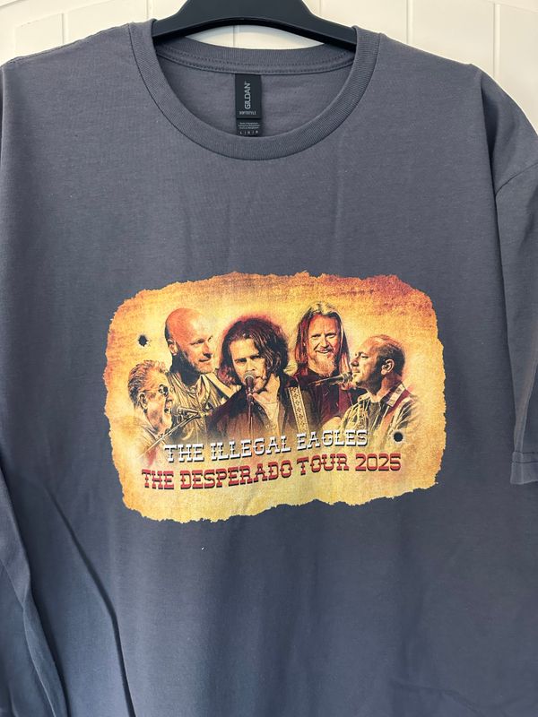 2025 DESPERADO TOUR TEE SHIRT GREY