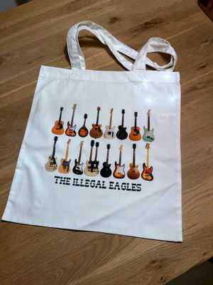 Guitar Design Tote Bag