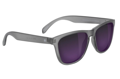 Glassy Deric Polarized Matte Dark Grey/Purple