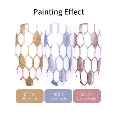Gel paint métalliques/stamping Gel paint métalliques/stamping