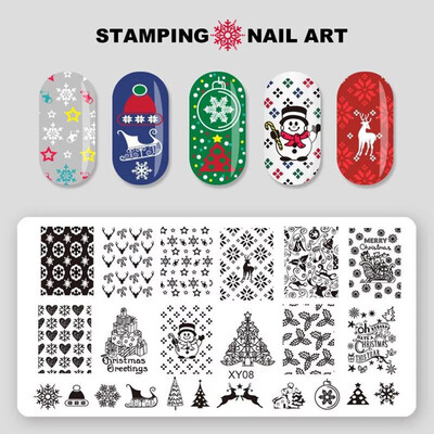 Plaque stamping XY de Noel 