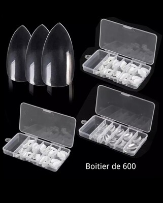 Boitier de prothèses complète stiletto court Boitier de prothèses complète stiletto court
